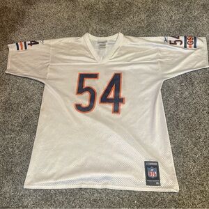 Reebok White Jersey with Orange and Blue Details